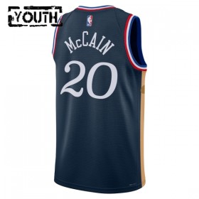 NBA Børn Trøje Philadelphia 76ers Jared Mccain 2025-26 Nike City Edition Navy Swingman